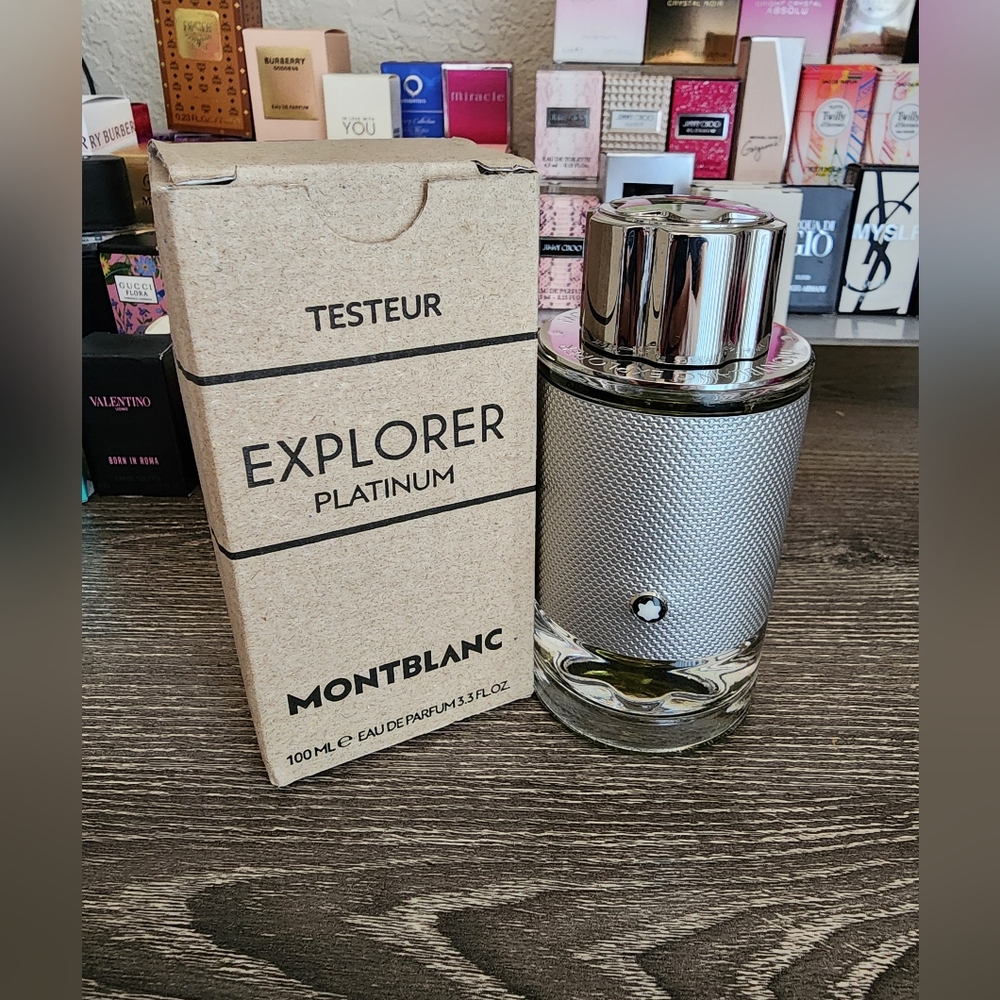 Montblanc Explorer Platinum EDP/ 100 ml/ 3.3 fl.oz. (Tester Box) NEW IN BOX